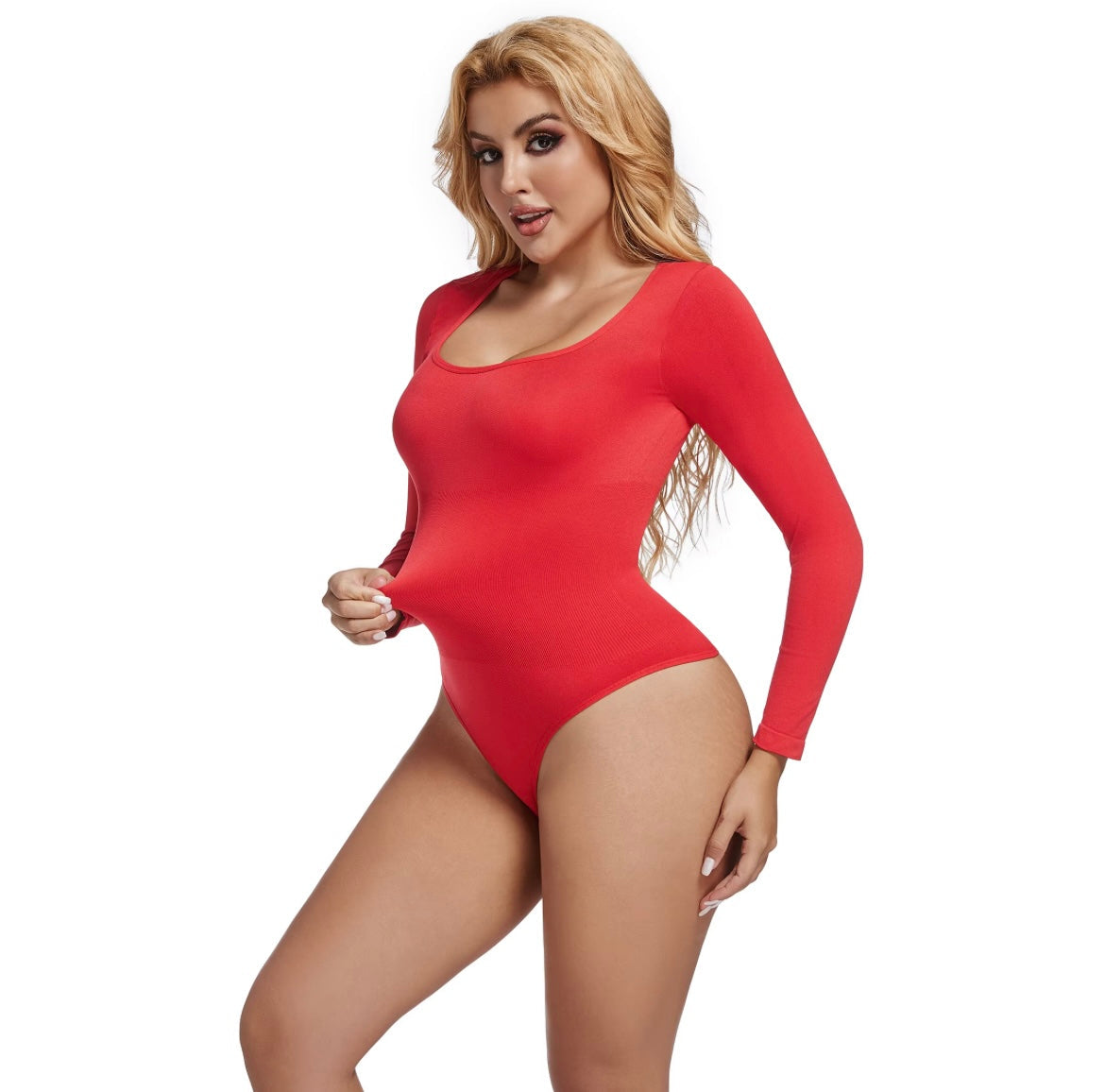 🎁 Body scupltant à manches longues, string