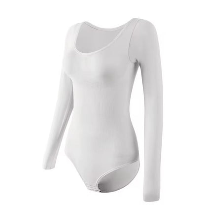 Body scupltant à manches longues, culotte