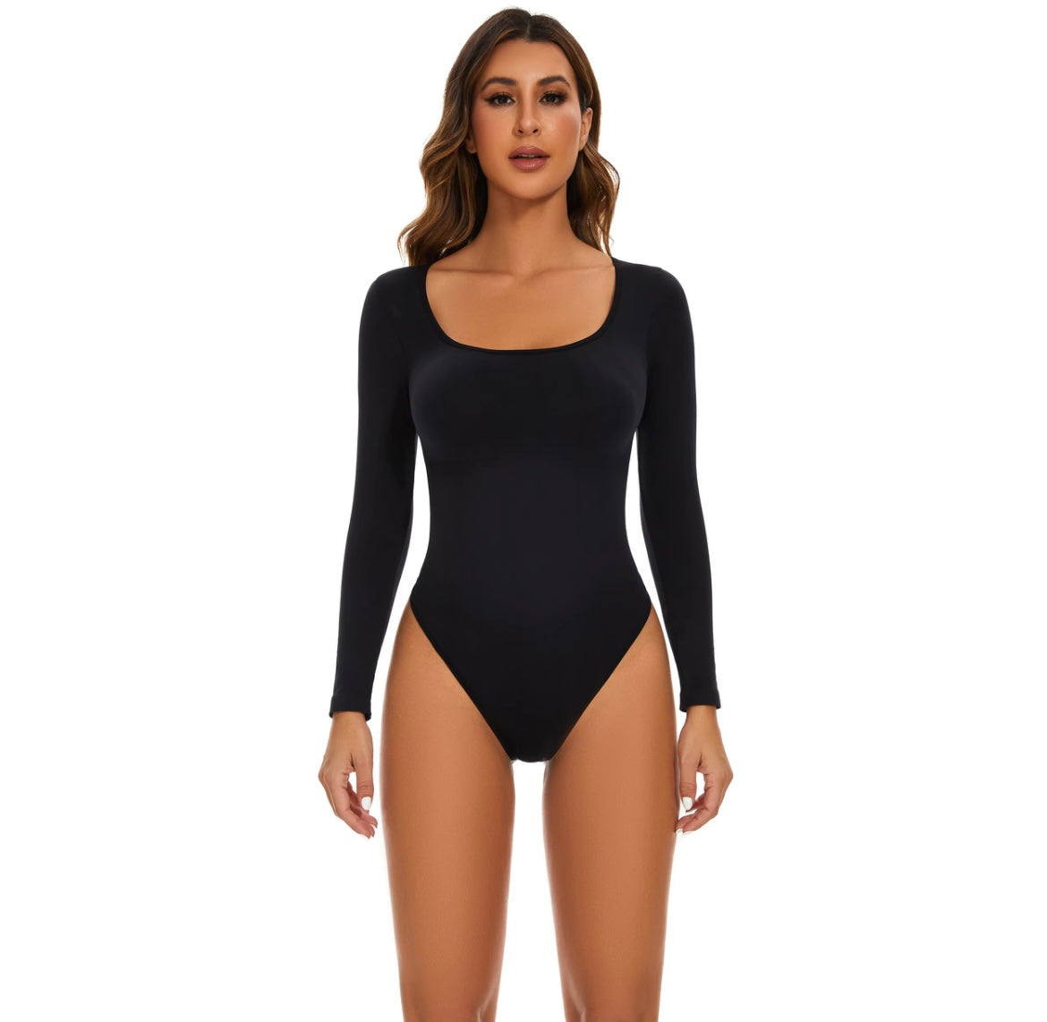 🎁 Body scupltant à manches longues, string